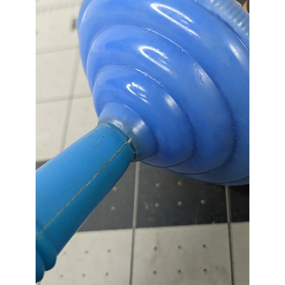 Toys | Vintage Indian Blue Plastic Baby Rattle 9 Inch Hong Kong | Poshmark